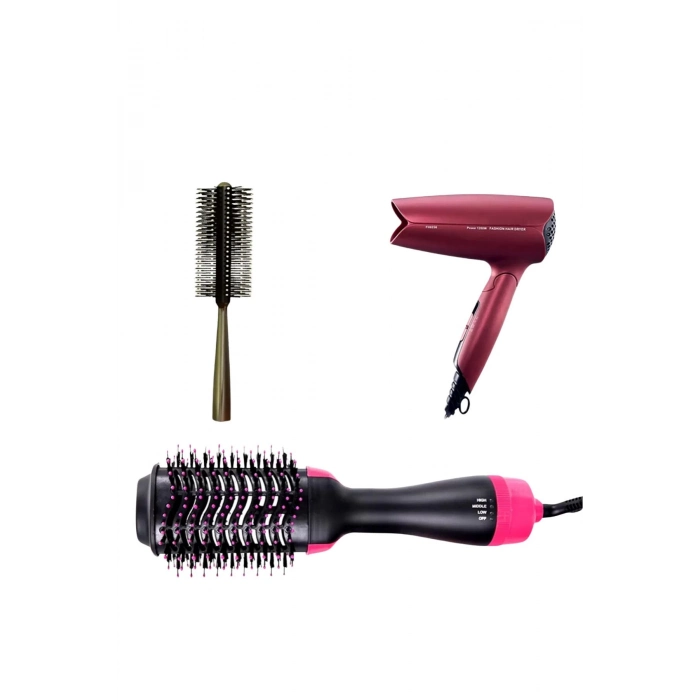 Yeni Nesil 4in1 Çok Fonksiyonlu Saç Kurutma Şekillendirici Düzleştirme Özellikli Hair Dryer & Styler