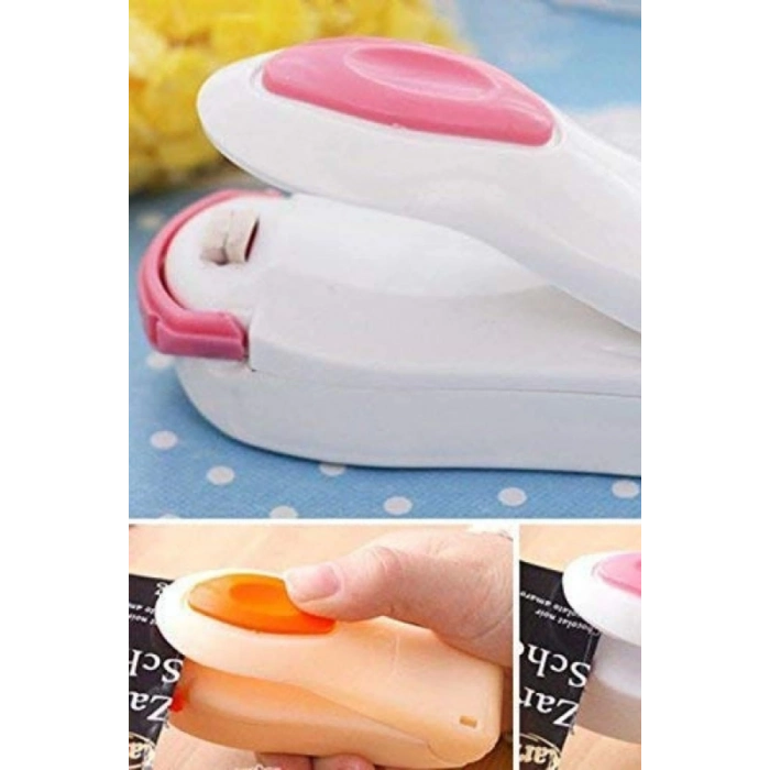 Özel Üretim Yiyecek Sebze Tazeliği Koruma Sağlayan Zararsız Pili Poşet Kapatıcı Mini Sealing