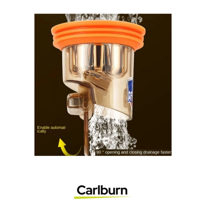 Premium Mutfak Banyo Standart DN40-DN50 Borularıyla Uyumlu Koku Geri Akış Önleyici Gider Aparatı