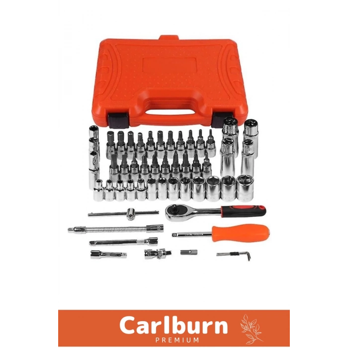 Özel Üretim Titanyum 1/4 Cırcırlı 53 Parça Lokma Tork Kombinasyon Anahtar Takımı Bits Uç Seti