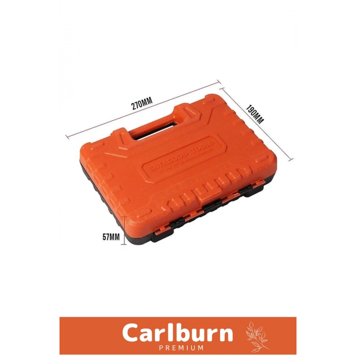 Özel Üretim Titanyum 1/4 Cırcırlı 53 Parça Lokma Tork Kombinasyon Anahtar Takımı Bits Uç Seti