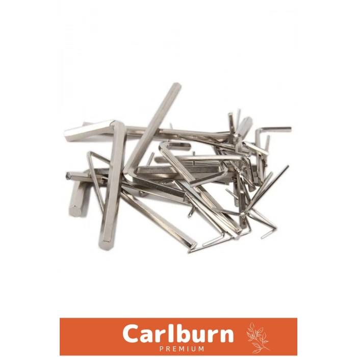 Özel Üretim Tamir Usta Çırak Bozuk Vida 10 Parça Çelik Alyan Seti Kısa Düz Köşe Alyan Anahtar Takımı