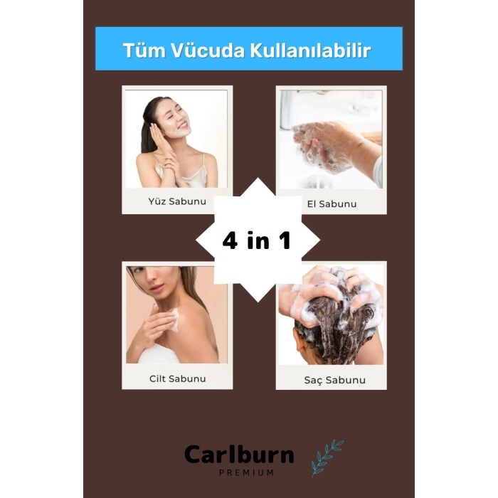 100% Doğal Güzel Kokulu El Yüz Saç Vücut Cilt Onaran Kolajen Etkili Amber Bitkisel Sabun 3 Adet