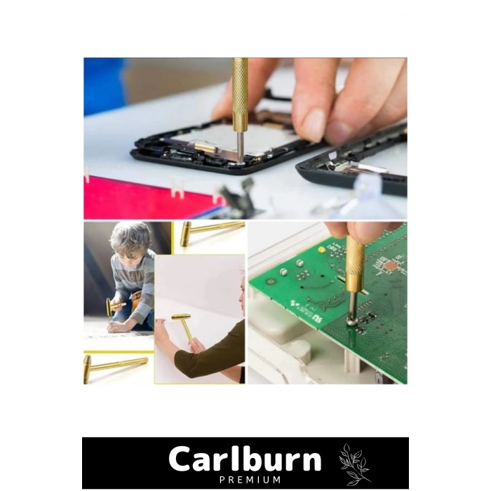 Premium Çok Amaçlı Telefon Mücevher Kuyumcu Ev İş Araba Ergonomik 5 in 1 Çekiç Tornavida Tamir Seti