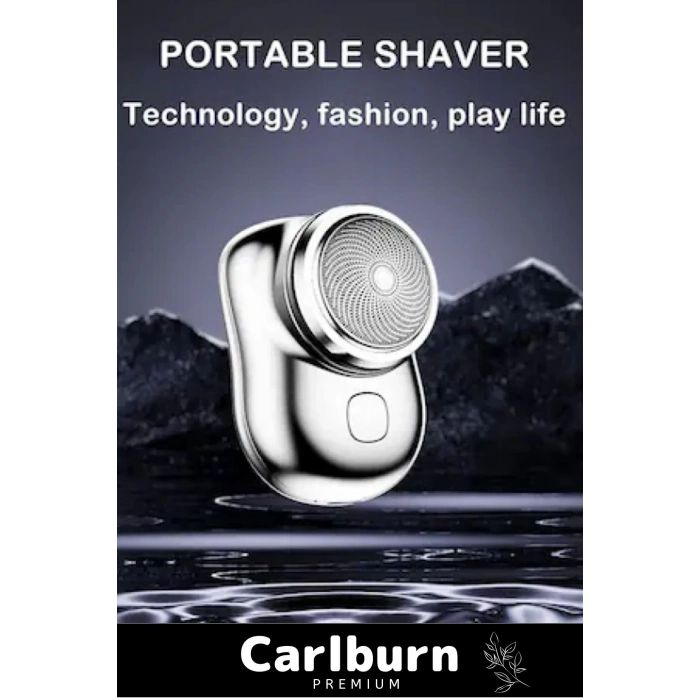 Özel Üretim Pratik Seyahat Günlük Hızlı Taşınabilir Şarjlı Yuvarlak Etkili Kablosuz Tıraş Makinesi