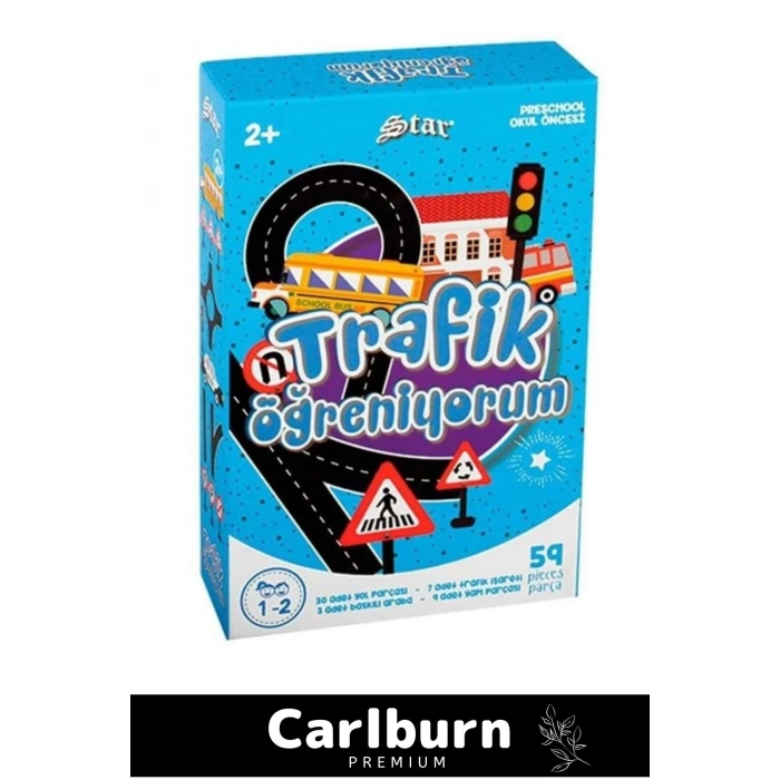 Eğitici Zeka Geliştirici Öğretici El Göz Koordinasyonu Aile Boyu Eğitim 59 Parça Trafik Öğreniyorum