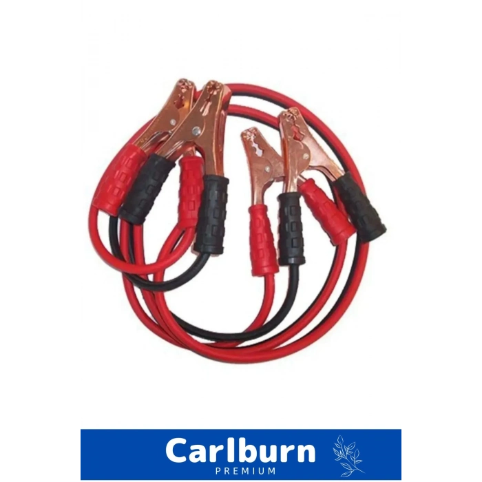 Araba Çantalı %100 Bakır 0.50mm Kalın Kablo 1200 Amper Güçlü 2 Metre Akü Takviye Hızlı Şarj Kablosu