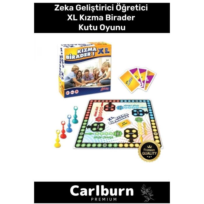 Premium Eğitici Zeka Geliştirici Öğretici Eğlence Aile Parti XL Kızma Birader Kutu Oyunu
