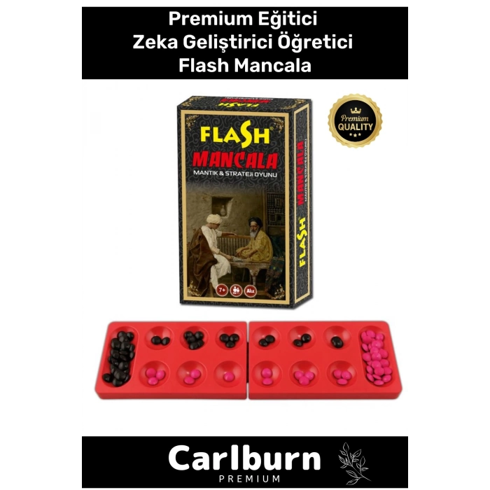 Premium Eğitici Zeka Geliştirici Öğretici Eğlence Aile Etkinlik Plastik Flash Mangala Kutu Oyunu