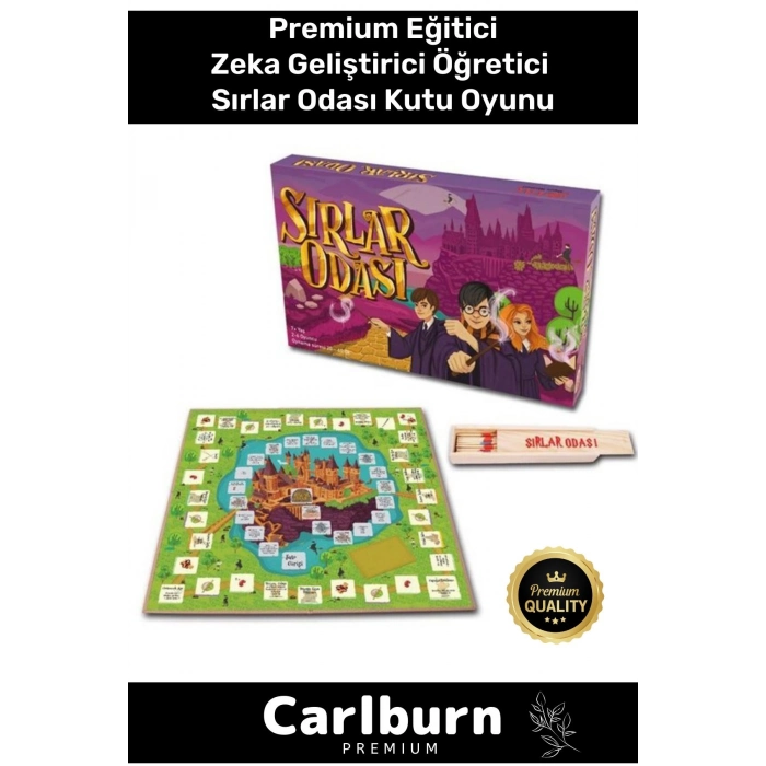 Premium Eğitici Zeka Geliştirici Öğretici Eğlence Aile Etkinlik Arkadaş Sırlar Odası Kutu Oyunu