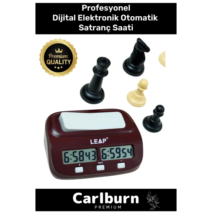 Profesyonel Taşınabilir Pilli Turnuva Bonus Dijital Mekanik Satranç Saati Oyun Zamanlayıcı
