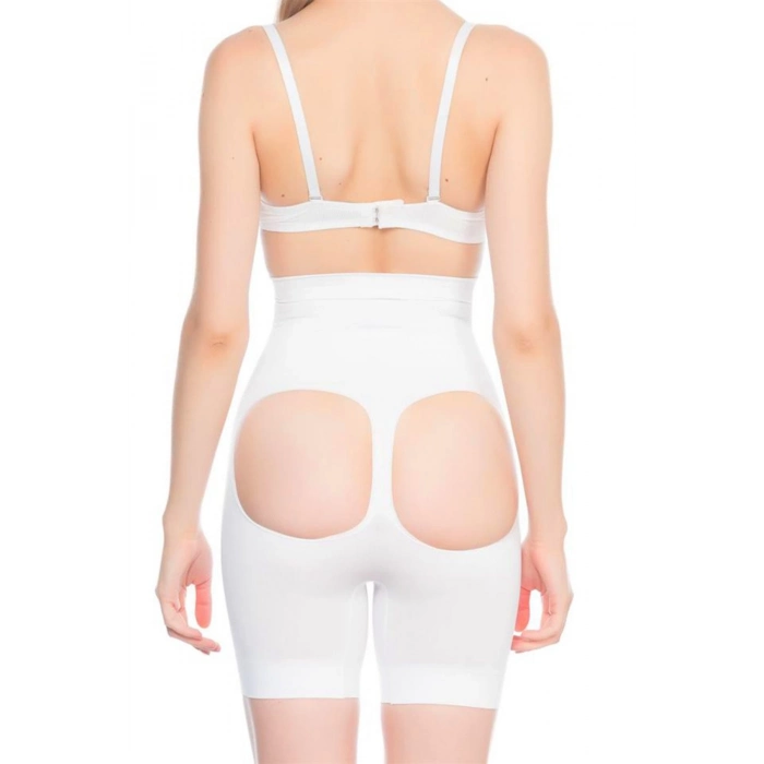 Özel Üretim Toparlayıcı Sıkılaştırıcı Şekillendiri İz Göstermez Kaymaz Kadın Popo Açık Paçalı Korse
