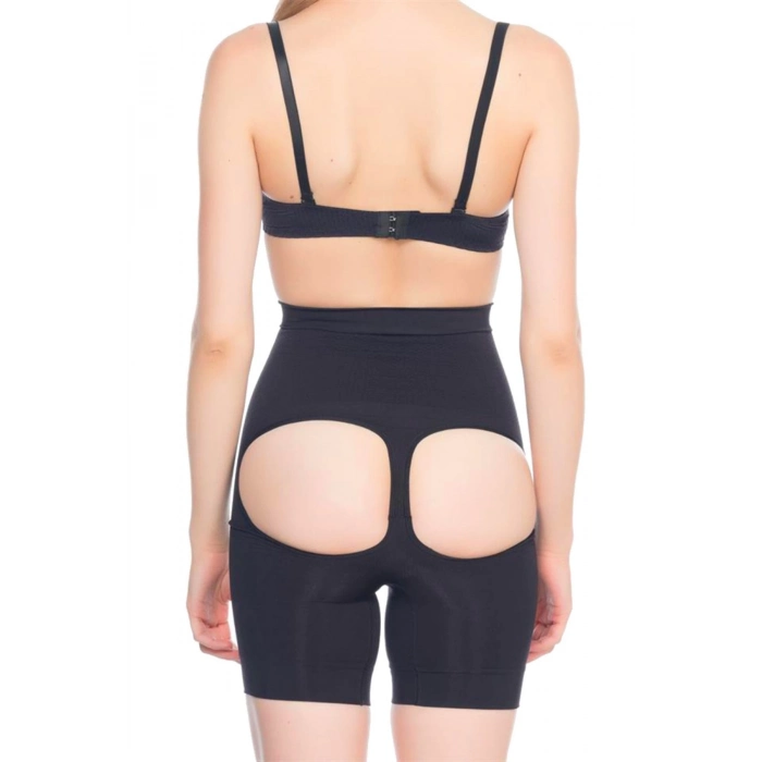 Özel Üretim Toparlayıcı Sıkılaştırıcı Şekillendiri İz Göstermez Kaymaz Kadın Popo Açık Paçalı Korse