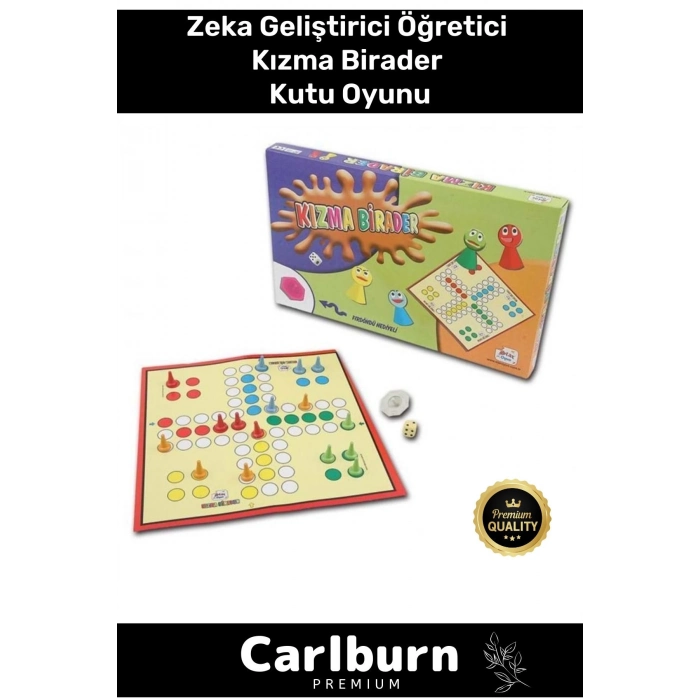 Premium Eğitici Zeka Geliştirici Öğretici Eğlence Aile Parti Kızma Birader Kutu Oyunu