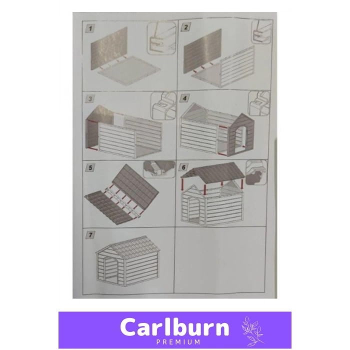 Özel Üretim Portatif Demonte Kolay Kurulum Taşınabilir Bahçe Ev Yazlık Evcil Hayvan Köpek Kulübesi