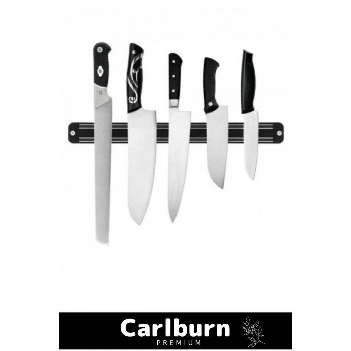 Özel Üretim Duvara Kolay Monte Mutfak Banyo Yazlık Mıknatıslı Bıçak Askısı 55 Cm