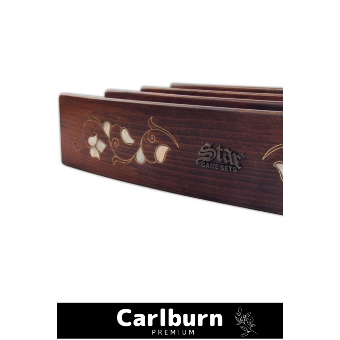 Özel Üretim Vip Büyük Boy Istakalı Eğlence Hobi Oyun 101 Ağaç Orijinal Sedef Oval Okey Takımı