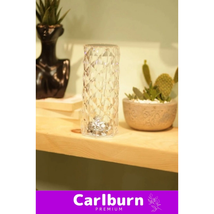 Özel Üretim Şarjlı Kablosuz Ayarlanabilir Aydınlatma Kumandalı Kristal Led Dokunmatik Masa Lambası