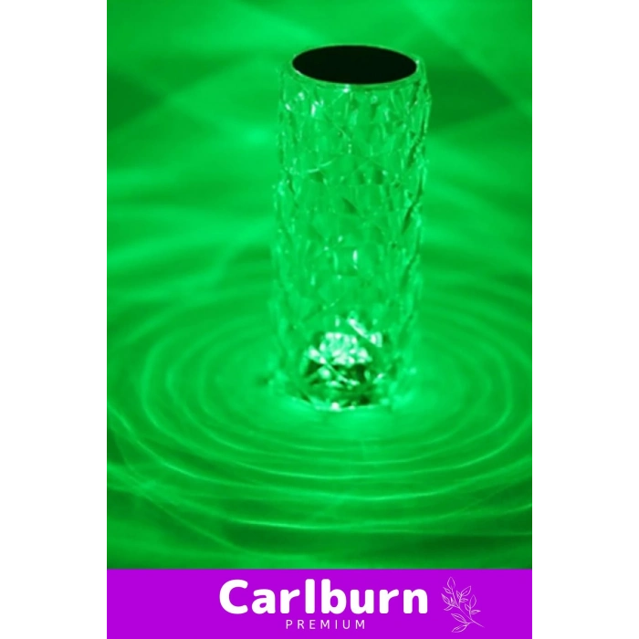 Özel Üretim Şarjlı Kablosuz Ayarlanabilir Aydınlatma Kumandalı Kristal Led Dokunmatik Masa Lambası