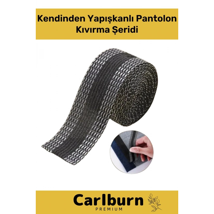 Deluxe Polyesterden Bant Dayanıklı Esnek Sıcakta Eriyen Kendinden Yapışkanlı Pantolon Kıvırma Şeridi