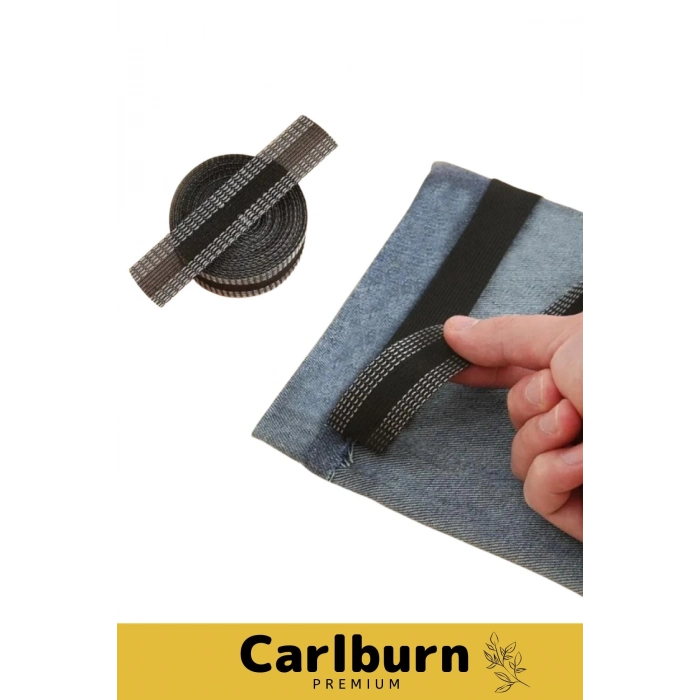 Deluxe Polyesterden Bant Dayanıklı Esnek Sıcakta Eriyen Kendinden Yapışkanlı Pantolon Kıvırma Şeridi