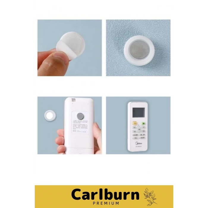 Özel Üretim Sağlam Dayanıklı Güçlü Yapışkan Mıknatıslı Çok Amaçlı Kumanda Telefon Tutucu 2 Adet