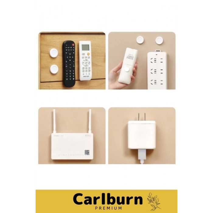 Özel Üretim Sağlam Dayanıklı Güçlü Yapışkan Mıknatıslı Çok Amaçlı Kumanda Telefon Tutucu 2 Adet