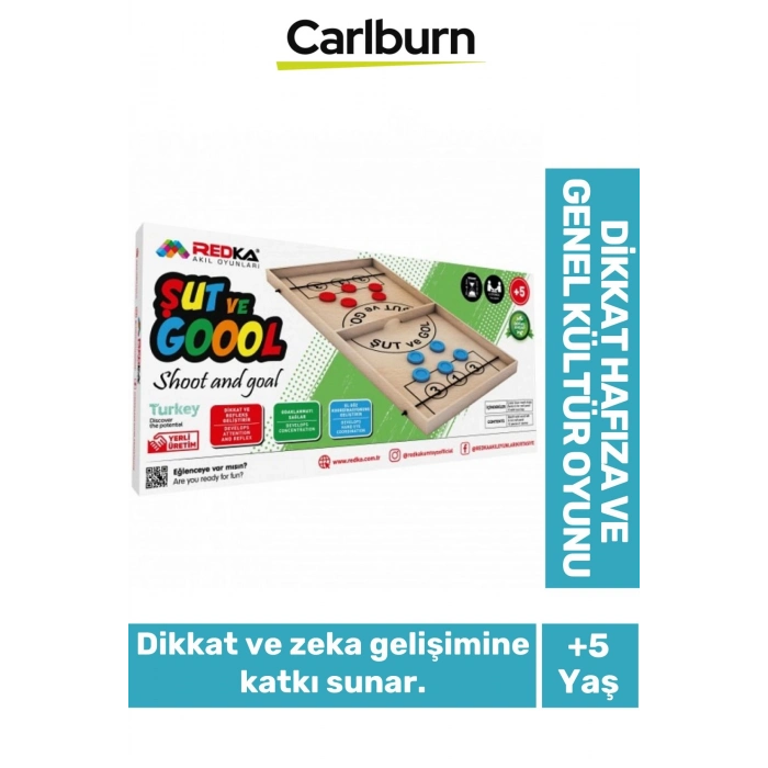 Zeka Geliştirici Oyun Eğitici Öğretici Okuma Yazma Futbol El Göz Koordinasyonu Şut ve Gol Oyunu