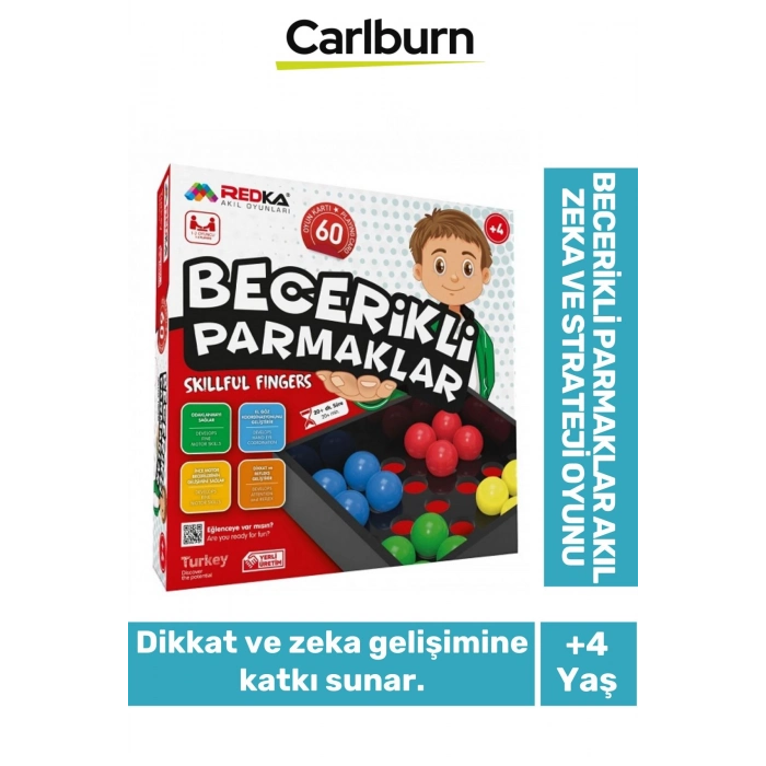 Zeka Geliştirici Oyun Eğitici Öğretici Okuma Yazma Becerikli Parmaklar Akıl Strateji Oyunu
