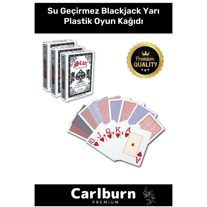 Yeni Nesil Su Geçirmez Texas Holden Casino 21 İskambil Blackjack Yarı Plastik Oyun Kağıdı