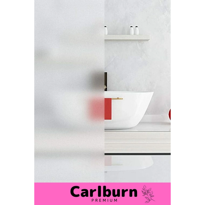 Özel Üretim İç Göstermeyen Yapışkan İz Bırakmaz UV Engelleyici Buzlu Cam Filmi 2 Metre x 60 Cm