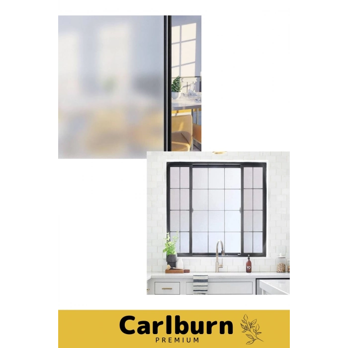 Özel Üretim İç Göstermeyen Yapışkan İz Bırakmaz UV Engelleyici Buzlu Cam Filmi 5 Metre x 60 Cm