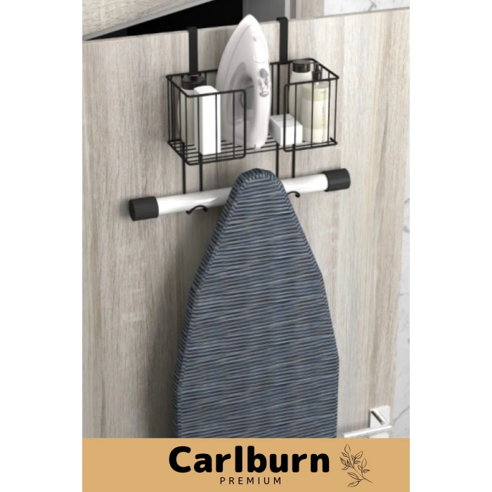 Özel Üretim Kapı Arkası Organizer Sağlam Dayanıklı Kolay Montajlu Sprey Ütü Masası Asma Aparatı