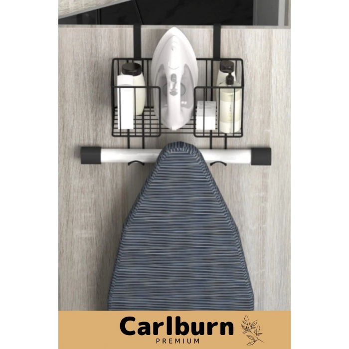 Özel Üretim Kapı Arkası Organizer Sağlam Dayanıklı Kolay Montajlu Sprey Ütü Masası Asma Aparatı