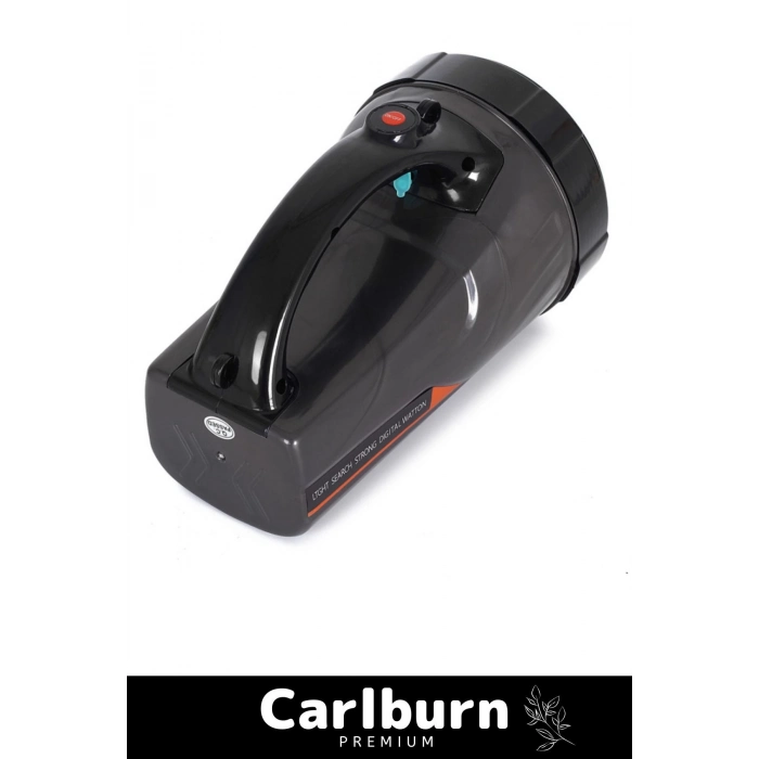 Premium 3 Modlu Beyaz Işıklı 75W Şarjlı Taşıma Askılı 300 Metre Mesafe 1200 Lümen 25 Ledli El Feneri