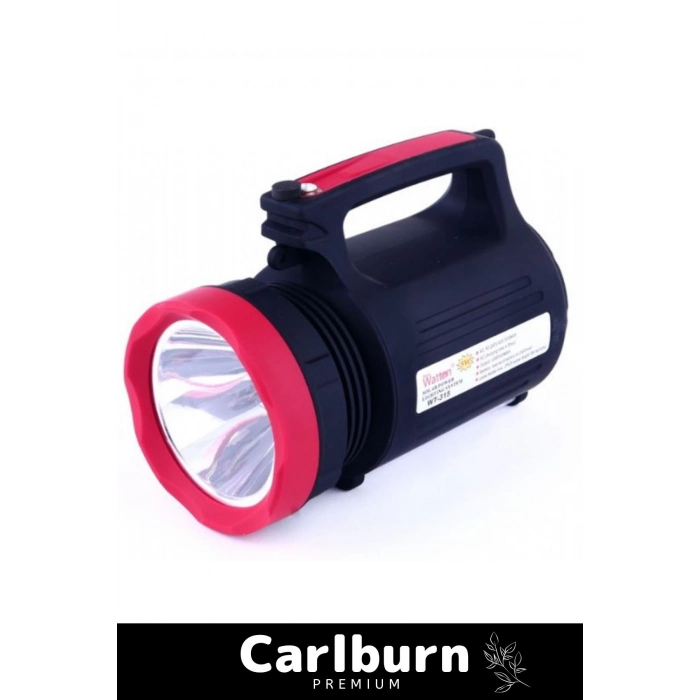 Premium Beyaz Aydınlatmalı Telefon Şarj Edilen Solar Güneş Enerji Fener Işıldak 2 Florasan Led Ampül