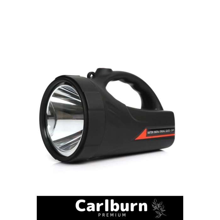 Premium 3 Modlu Aydınlatma 600 Metre Menzilli Aydınlatma Güçlü Taşıma Askılı Şarjlı Güvenlik Feneri