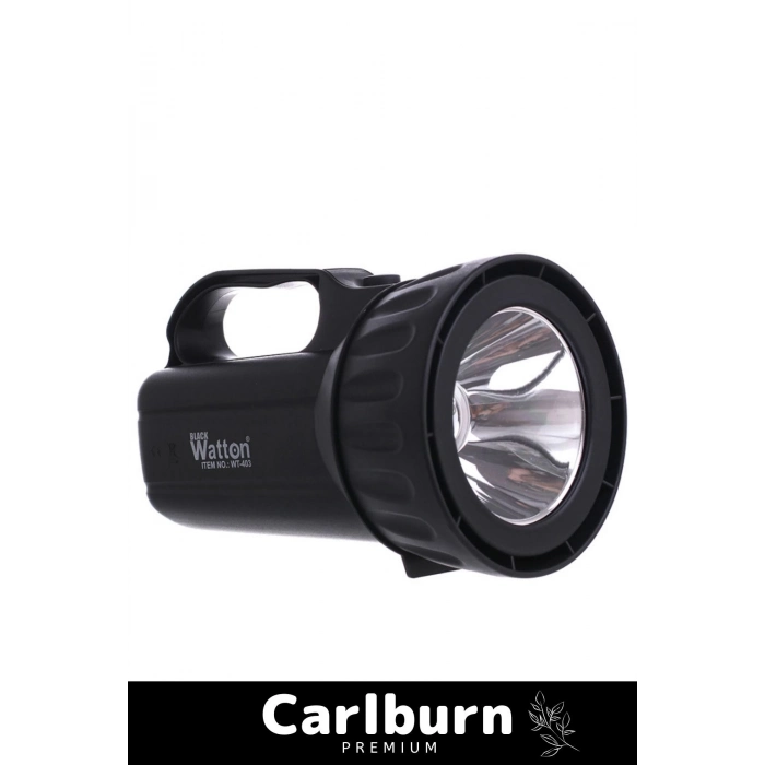 Premium 2 Modlu 1000 Lümen Güçlü Beyaz Aydınlatma 20W Şarj Edilebilir Profesyonel Portatif El Feneri