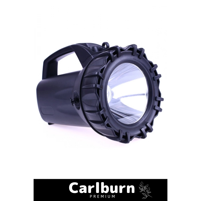 Premium 3 Modlu 2500 Lümen 600 Metre Menzilli Beyaz Aydınlatma Power Led Şarjlı 50 W Büyük Fener