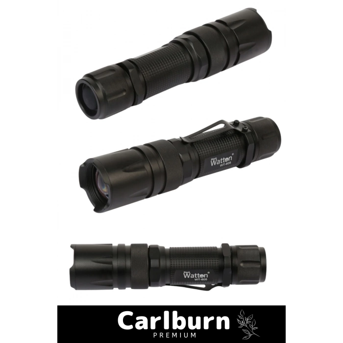 Premium 500 Metre Menzilli Şarj Edilebilir 10W 2000 Lümen 4 Renk Güçlü El Feneri