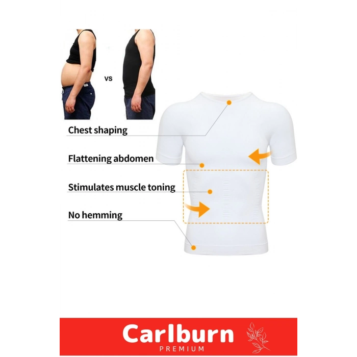 Bel Göğüs Dik Duruş Jinekomasti Toparlayıcı Erkek Göbek Sıkılaştırıcı Kısa Kol Korse Atlet 2 Adet