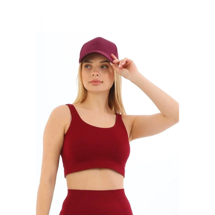 Özel Üretim Göğüs Toparlayıcı Sarkma Önleyen Spor Günlük Kalın Askılı Pedli Fitilli Crop Büstiyer