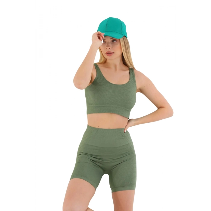 Özel Üretim Göğüs Toparlayıcı Sarkma Önleyen Spor Günlük Kalın Askılı Pedli Fitilli Crop Büstiyer