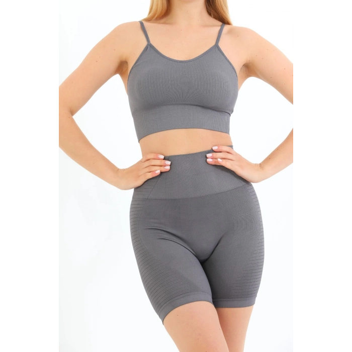 Özel Üretim Göğüs Toparlayıcı Sarkma Önleyen Spor Günlük İnce İp Askılı Pedli Fitilli Crop Büstiyer