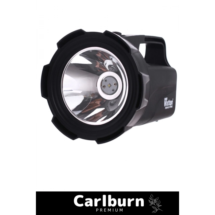 Premium 2 Modlu 1500 Lümen 500 Metre Menzilli Şarjlı Askılı Profesyonel 30 W Gücünde Avcı Feneri