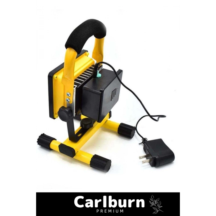 Premium 2400 Lümen IP44 Su Geçirmez 4400 Lityum Pil 100 Metre Menzilli Şarjlı Spot Lamba Projektör