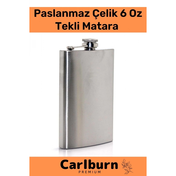 Özel Üretim Uzun Süre Soğuk Tutan Paslanmaz Çelik 6 Oz Tekli İçecek Matara Şişesi