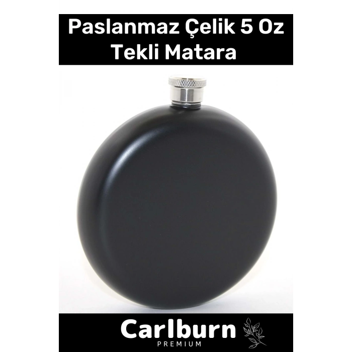 Özel Üretim Uzun Süre Soğuk Tutan Paslanmaz Çelik 5 Oz Tekli Alkol Konyak İçecek Viski Matara Şişesi