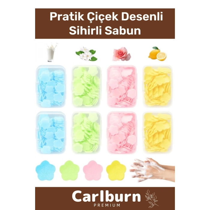 Özel Üretim Taşınabilir Çok Dilimli Kamp Çocuk Dış Mekan Tuvalet Pratik Çiçek Desenli Sihirli Sabun