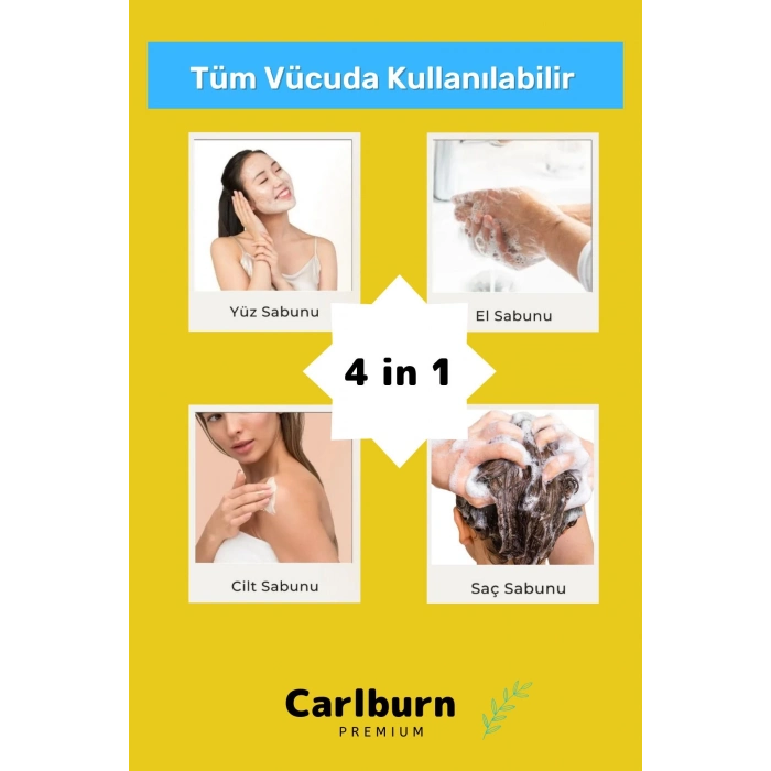 %100 Doğal Güzel Kokulu El Yüz Saç Vücut Cilt Orijinal Bitkisel Ayva Çekirdeği Sabunu 100G - 5 Adet